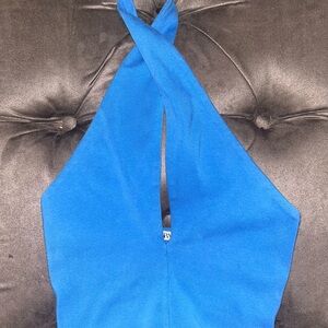 Zara cross halter top